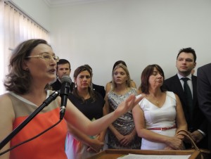 Maria do Rosário na inauguração do CRDH de POA. Foto Rita Barchet
