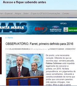 Pretensões de Farret, registradas por ‘Observatório’, garantiram a maior audiência da semana