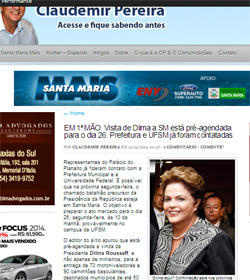 Dilma não vem mais, é o que consta. Mas estava na pré-agenda. E, claro, também neste sítio