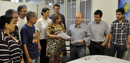Assinatura do decreto teve a presença de vários produtores audiovisuais da cidade