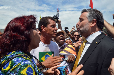 Deputado Pimenta esteve no encontro como presidente da Comissão de Direitos Humanos